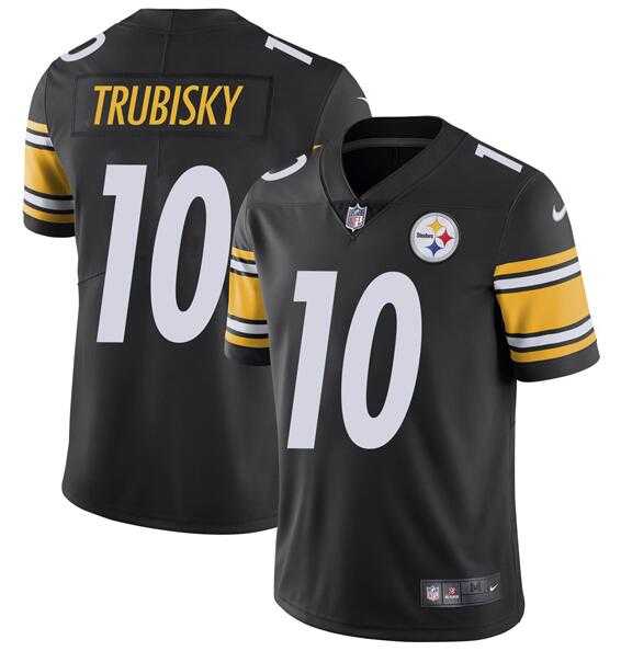 Nike Steelers Men & Women & Youth 10 Mitchell Trubisky Black Vapor Limited Jersey,We sell and wholesale Nike Steelers Men & Women & Youth 10 Mitchell Trubisky Black Vapor Limited Jersey on line form chian!